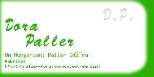 dora paller business card